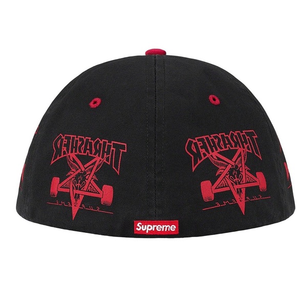 NEW Supreme / Thrasher 6-Panel Black Size L - Picture 2 of 11